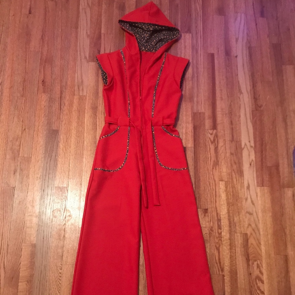 Vintage Red Romper